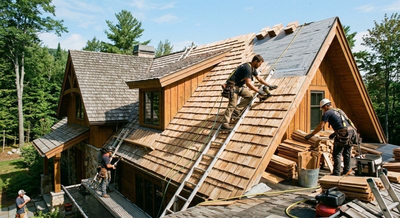 Wood Shake Roof Replacement in Severna Park, MD