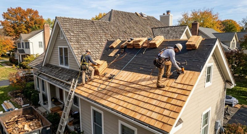 Wood Shake Roof Replacement in Severna Park, MD