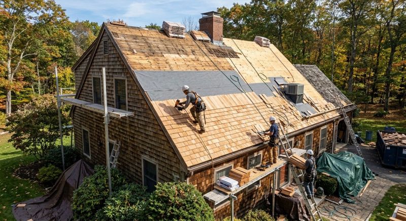 Wood Shingle Roof Replacement in Dunkirk, MD